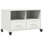 TV-Möbel aus kaltgewalztem Stahl in Weiß 68x39x43,5 cm von , TV-Möbel - Ref: Foro24-846703, Preis: 67,95 €, Rabatt: %