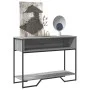 Mesa consola madera de ingeniería gris Sonoma 100x35x74,5 cm by , Side tables - Ref: Foro24-848532, Price: 53,03 €, Discount: %