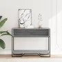 Mesa consola madera de ingeniería gris Sonoma 100x35x74,5 cm by , Side tables - Ref: Foro24-848532, Price: 53,03 €, Discount: %