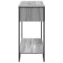 Mesa consola madera de ingeniería gris Sonoma 100x35x74,5 cm by , Side tables - Ref: Foro24-848532, Price: 53,03 €, Discount: %