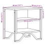 Mesitas de noche 2 uds madera ingeniería gris Sonoma 40x30x40cm by , Nightstands - Ref: Foro24-848501, Price: 45,33 €, Discou...