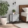 Mesita de noche madera de ingeniería gris Sonoma 40x30x40 cm de , Mesitas de noche - Ref: Foro24-848520, Precio: 34,56 €, Des...