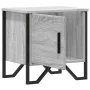Mesita de noche madera de ingeniería gris Sonoma 40x30x40 cm de , Mesitas de noche - Ref: Foro24-848520, Precio: 34,56 €, Des...