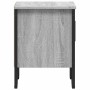 Mesita de noche madera de ingeniería gris Sonoma 40x30x40 cm by , Nightstands - Ref: Foro24-848520, Price: 35,07 €, Discount: %