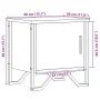 Mesita de noche madera de ingeniería gris Sonoma 40x30x40 cm de , Mesitas de noche - Ref: Foro24-848520, Precio: 34,56 €, Des...