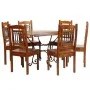 Dining table set, 7 units, solid acacia wood. by , Furniture sets for kitchens and dining rooms - Ref: Foro24-275338, Price: ...