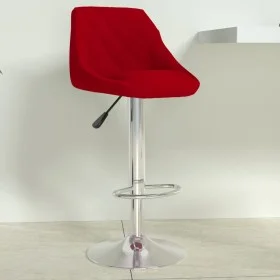 Taburete de cocina de terciopelo color vino tinto de , Taburetes de cocina - Ref: Foro24-335300, Precio: 82,70 €, Descuento: %