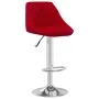 Küchenhocker aus bordeauxrotem Samt von , Küchenhocker - Ref: Foro24-335300, Preis: 82,70 €, Rabatt: %
