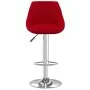 Küchenhocker aus bordeauxrotem Samt von , Küchenhocker - Ref: Foro24-335300, Preis: 82,70 €, Rabatt: %