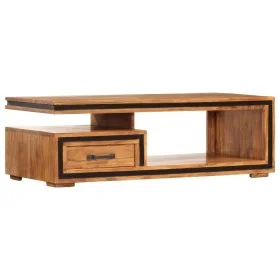 Solid acacia wood coffee table 100x45x33 cm by , Coffee table - Ref: Foro24-247493, Price: 312,79 €, Discount: %