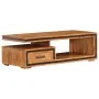 Mesa de centro de madera maciza de acacia 100x45x33 cm de , Mesas de centro - Ref: Foro24-247493, Precio: 314,26 €, Descuento: %