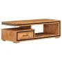 Mesa de centro de madera maciza de acacia 100x45x33 cm de , Mesas de centro - Ref: Foro24-247493, Precio: 314,26 €, Descuento: %