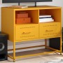 Fernsehmöbel aus senfgelbem Stahl, 68x39x60,5 cm. von , TV-Möbel - Ref: Foro24-846551, Preis: 68,59 €, Rabatt: %