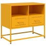 Fernsehmöbel aus senfgelbem Stahl, 68x39x60,5 cm. von , TV-Möbel - Ref: Foro24-846551, Preis: 68,59 €, Rabatt: %