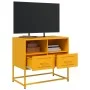 Fernsehmöbel aus senfgelbem Stahl, 68x39x60,5 cm. von , TV-Möbel - Ref: Foro24-846551, Preis: 67,94 €, Rabatt: %