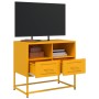 Fernsehmöbel aus senfgelbem Stahl, 68x39x60,5 cm. von , TV-Möbel - Ref: Foro24-846551, Preis: 68,59 €, Rabatt: %