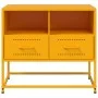 Fernsehmöbel aus senfgelbem Stahl, 68x39x60,5 cm. von , TV-Möbel - Ref: Foro24-846551, Preis: 67,94 €, Rabatt: %