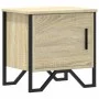 Bedside table made of plywood in oak color, measuring 40x30x40 cm. by , Nightstands - Ref: Foro24-848516, Price: 33,72 €, Dis...