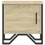 Bedside table made of plywood in oak color, measuring 40x30x40 cm. by , Nightstands - Ref: Foro24-848516, Price: 33,72 €, Dis...