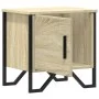Bedside table made of plywood in oak color, measuring 40x30x40 cm. by , Nightstands - Ref: Foro24-848516, Price: 33,72 €, Dis...