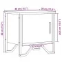Bedside table made of plywood in oak color, measuring 40x30x40 cm. by , Nightstands - Ref: Foro24-848516, Price: 33,72 €, Dis...
