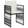 7-piece garden dining set with black synthetic rattan cushions by , Garden sets - Ref: Foro24-369009, Price: 341,90 €, Discou...