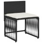 7-piece garden dining set with black synthetic rattan cushions by , Garden sets - Ref: Foro24-369009, Price: 341,90 €, Discou...