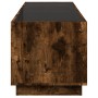 Coffee table with Infinity LED smoked oak 90x50x50 cm by , Coffee table - Ref: Foro24-847669, Price: 119,26 €, Discount: %
