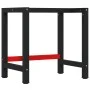 Rectangular solid oak workbench 100x60x81.5 cm by , Work tables - Ref: Foro24-3309656, Price: 161,66 €, Discount: %
