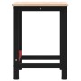 Rectangular solid oak workbench 100x60x81.5 cm by , Work tables - Ref: Foro24-3309656, Price: 168,38 €, Discount: %