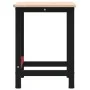 Rectangular solid oak workbench 100x60x81.5 cm by , Work tables - Ref: Foro24-3309656, Price: 161,66 €, Discount: %