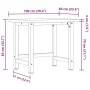 Solid beech wood rectangular workbench 100x60x83 cm by , Work tables - Ref: Foro24-3309661, Price: 207,58 €, Discount: %