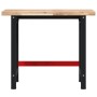 Massiver Akazienholz-Arbeitstisch, rechteckig, 100x60x83 cm. von , Arbeitstische - Ref: Foro24-3309668, Preis: 185,81 €, Raba...