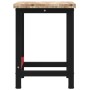 Solid acacia wood workbench, rectangular, 100x60x83 cm by , Work tables - Ref: Foro24-3309668, Price: 185,81 €, Discount: %