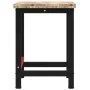 Solid acacia wood workbench, rectangular, 100x60x83 cm by , Work tables - Ref: Foro24-3309668, Price: 181,75 €, Discount: %