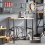 Rechteckiger Massivholzarbeitstisch 100x60x(71,5-98) cm von , Arbeitstische - Ref: Foro24-3309682, Preis: 129,77 €, Rabatt: %