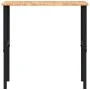 Rechteckiger Massivholzarbeitstisch 100x60x(71,5-98) cm von , Arbeitstische - Ref: Foro24-3309680, Preis: 129,24 €, Rabatt: %
