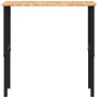 Rectangular solid wood workbench 100x60x(71.5-98) cm by , Work tables - Ref: Foro24-3309680, Price: 142,11 €, Discount: %