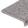 Alfombrillas para escaleras 15 unidades 65x21x4 cm Gris Borde