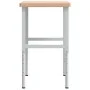 Rectangular solid wood workbench 100x60x(73-99.5) cm by , Work tables - Ref: Foro24-3309705, Price: 176,81 €, Discount: %
