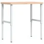 Rectangular solid wood workbench 100x60x(73-99.5) cm by , Work tables - Ref: Foro24-3309705, Price: 176,81 €, Discount: %