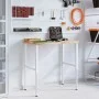Rectangular solid wood workbench 100x60x(73-99.5) cm by , Work tables - Ref: Foro24-3309713, Price: 155,73 €, Discount: %
