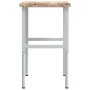 Rectangular solid wood workbench 100x60x(73-99.5) cm by , Work tables - Ref: Foro24-3309713, Price: 158,73 €, Discount: %