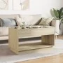 Mesa de centro con Infinity LED roble Sonoma 90x50x50 cm by , Coffee table - Ref: Foro24-847667, Price: 114,02 €, Discount: %
