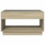 Mesa de centro con Infinity LED roble Sonoma 90x50x50 cm de , Mesas de centro - Ref: Foro24-847667, Precio: 119,12 €, Descuen...