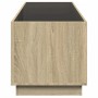 Mesa de centro con Infinity LED roble Sonoma 90x50x50 cm de , Mesas de centro - Ref: Foro24-847667, Precio: 119,12 €, Descuen...