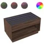 Couchtisch mit Infinity LED in Eichenbraun 90x50x50 cm von , Couchtisch - Ref: Foro24-847671, Preis: 118,42 €, Rabatt: %