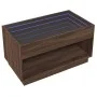 Couchtisch mit Infinity LED in Eichenbraun 90x50x50 cm von , Couchtisch - Ref: Foro24-847671, Preis: 118,42 €, Rabatt: %