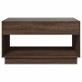 Mesa de centro con Infinity LED marrón roble 90x50x50 cm by , Coffee table - Ref: Foro24-847671, Price: 120,07 €, Discount: %
