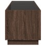 Mesa de centro con Infinity LED marrón roble 90x50x50 cm by , Coffee table - Ref: Foro24-847671, Price: 120,07 €, Discount: %